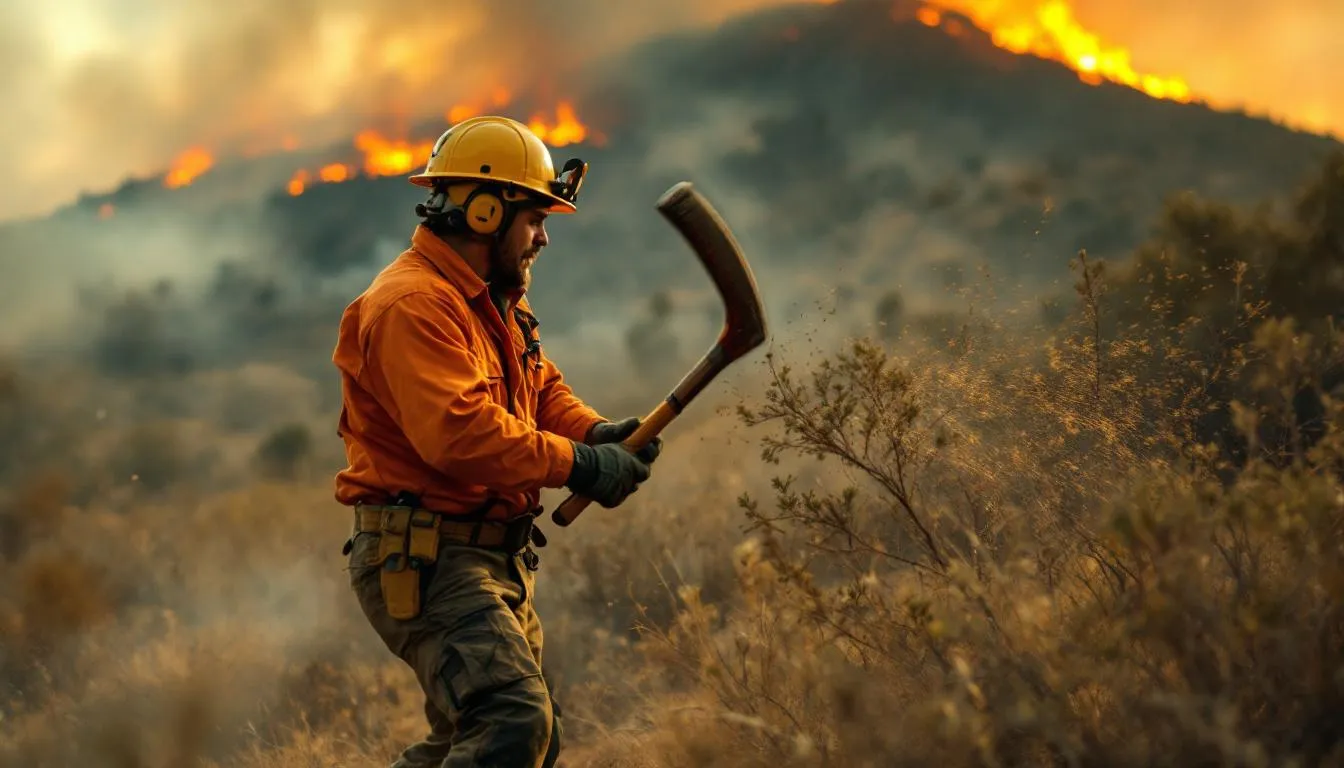 Hotshot Wildfire Crew Member